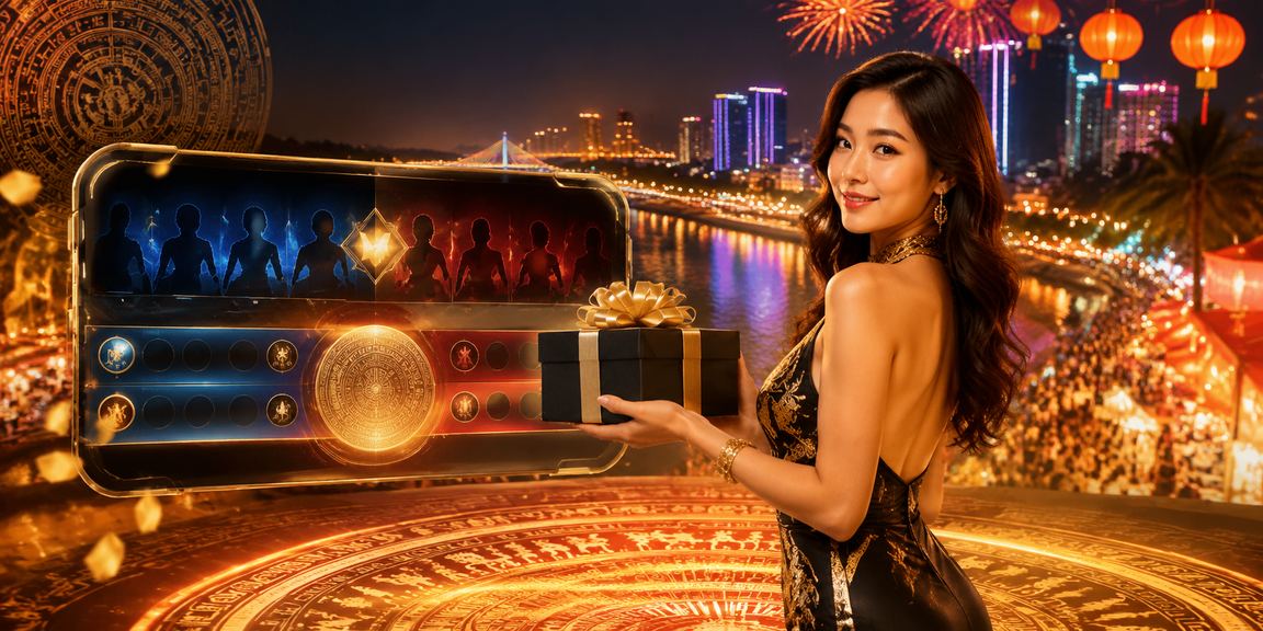Người dùng trải nghiệm voucher tại chợ đêm Đà Nẵng